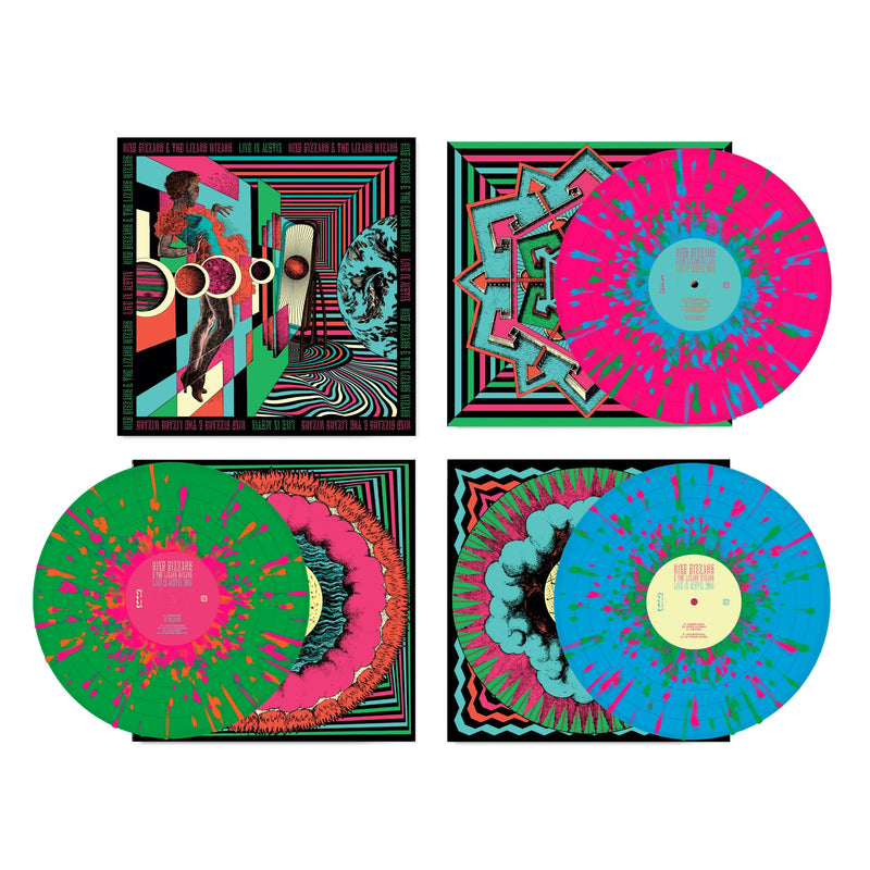 King Gizzard & The Lizard Wizard - Live In Austin -3LP Box-Set + 180g Splatter Vinyl + Poster, 3x12"